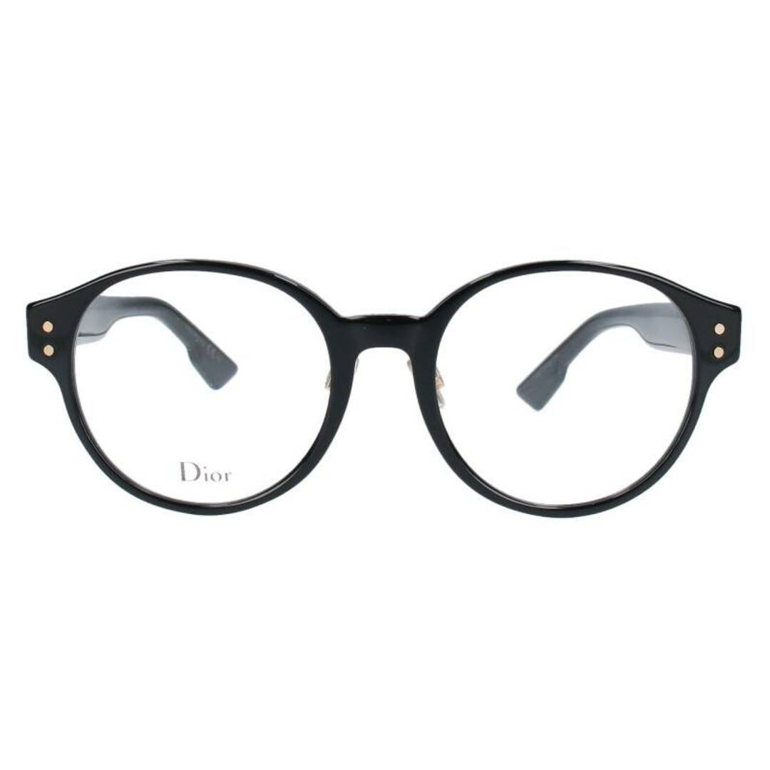 Christian Dior(クリスチャンディオール)のクリスチャンディオール  CD3F ロゴラウンド眼鏡  レディース 50□19 145 レディースのファッション小物(サングラス/メガネ)の商品写真