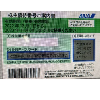 ANA 株主優待 チケット(航空券)