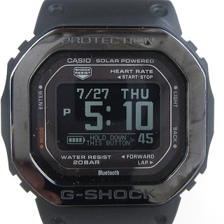 ジーショック(G-SHOCK)のカシオジーショック 腕時計 ウォッチ デジタル スマホ接続 充電式 黒(腕時計(デジタル))