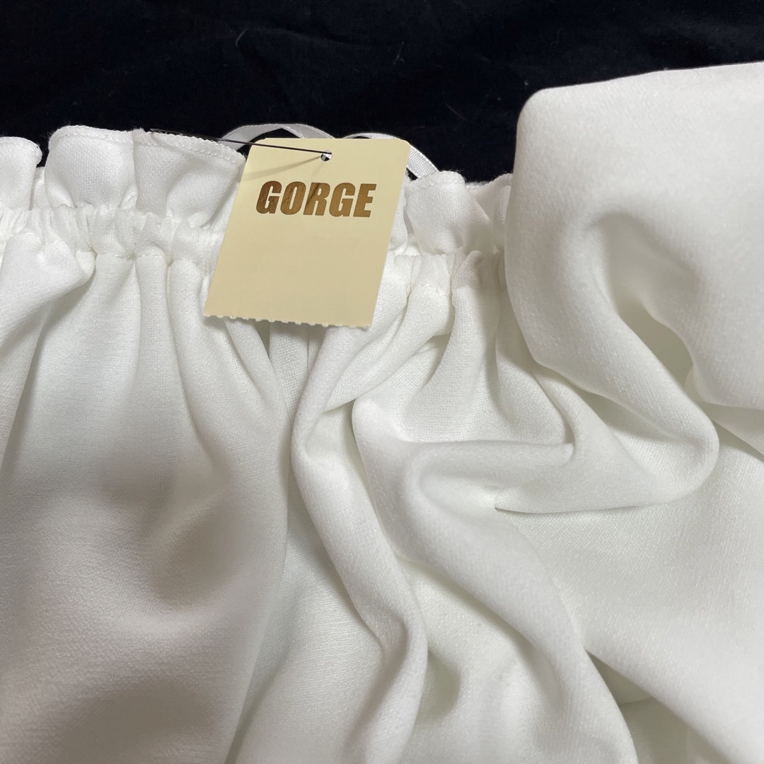 GORGE(ゴージ)のGORGE トップス白 レディースのトップス(カットソー(半袖/袖なし))の商品写真