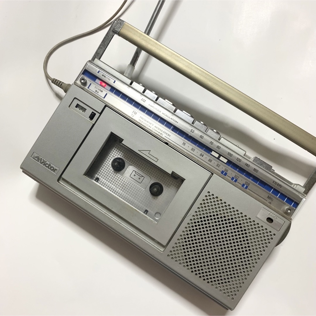 ビクター Victor ラジオ カセット レコーダー RC-S110 www