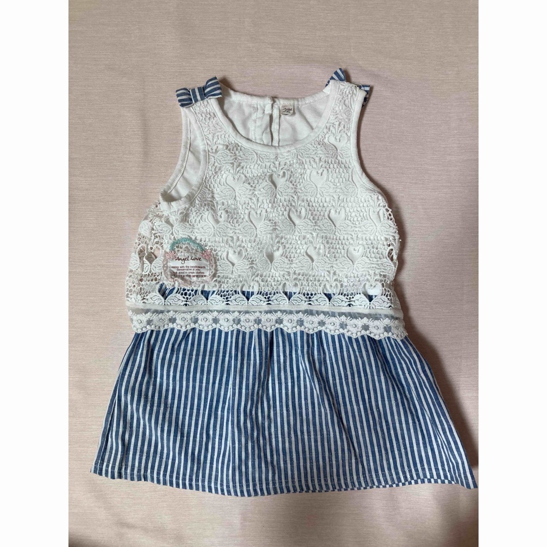 可愛い　ワンピース　100 キッズ/ベビー/マタニティのキッズ服男の子用(90cm~)(ドレス/フォーマル)の商品写真