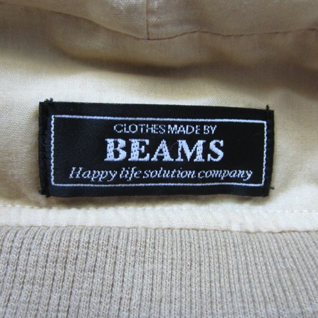 BEAMS(ビームス)の美品　ビームス　BEAMS　綿麻ワークキャップ　ベージュ メンズの帽子(キャップ)の商品写真