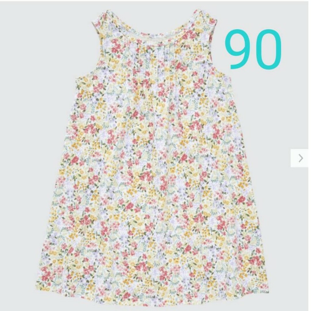 UNIQLO baby ユニクロ 花柄ワンピース 90cm 女の子