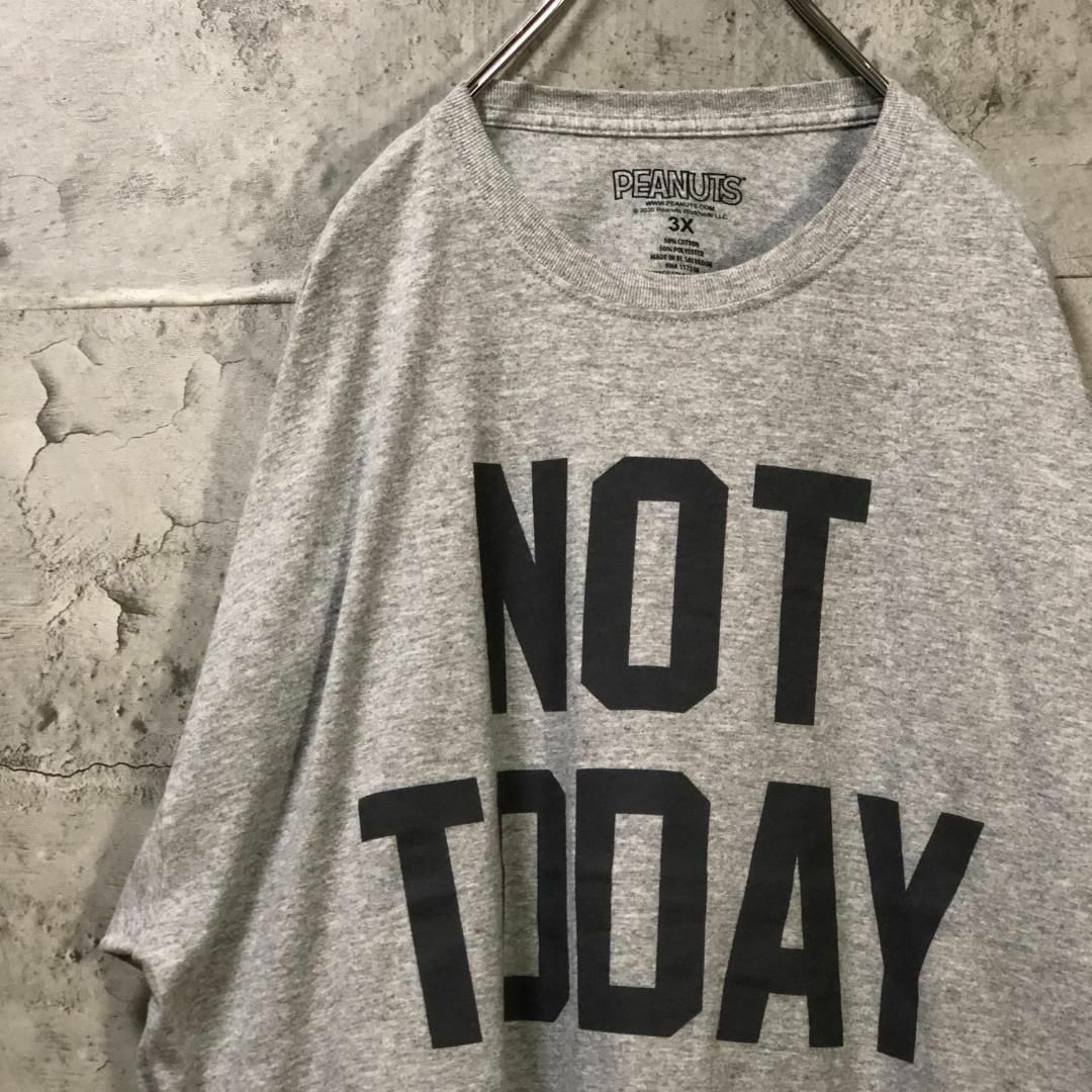 NOT TODAY スヌーピー だらだら アメリカ輸入 Tシャツ | フリマアプリ ラクマ