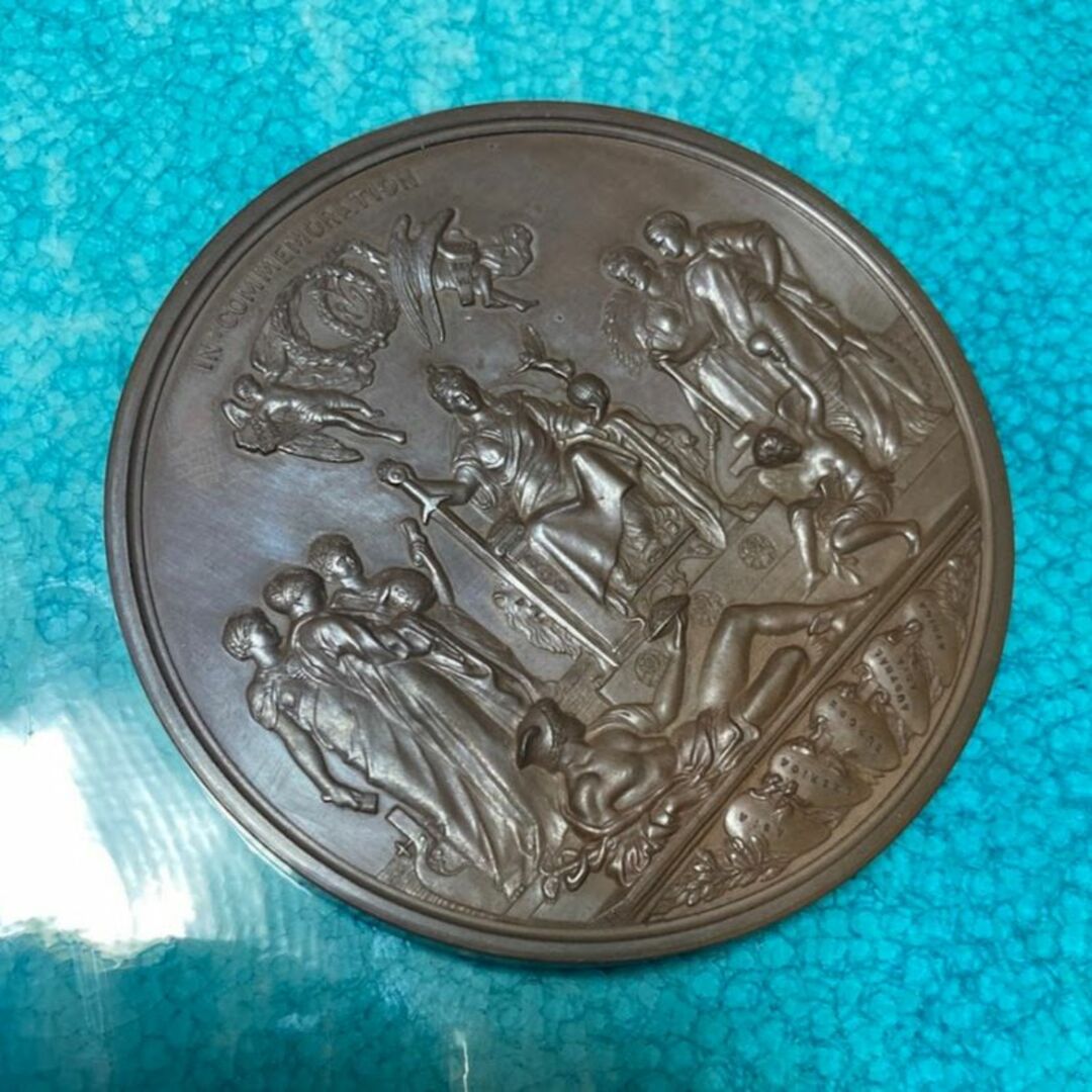 1887 イギリス ヴィクトリア ゴールデン ジュビリー 大型 ブロンズ メダル