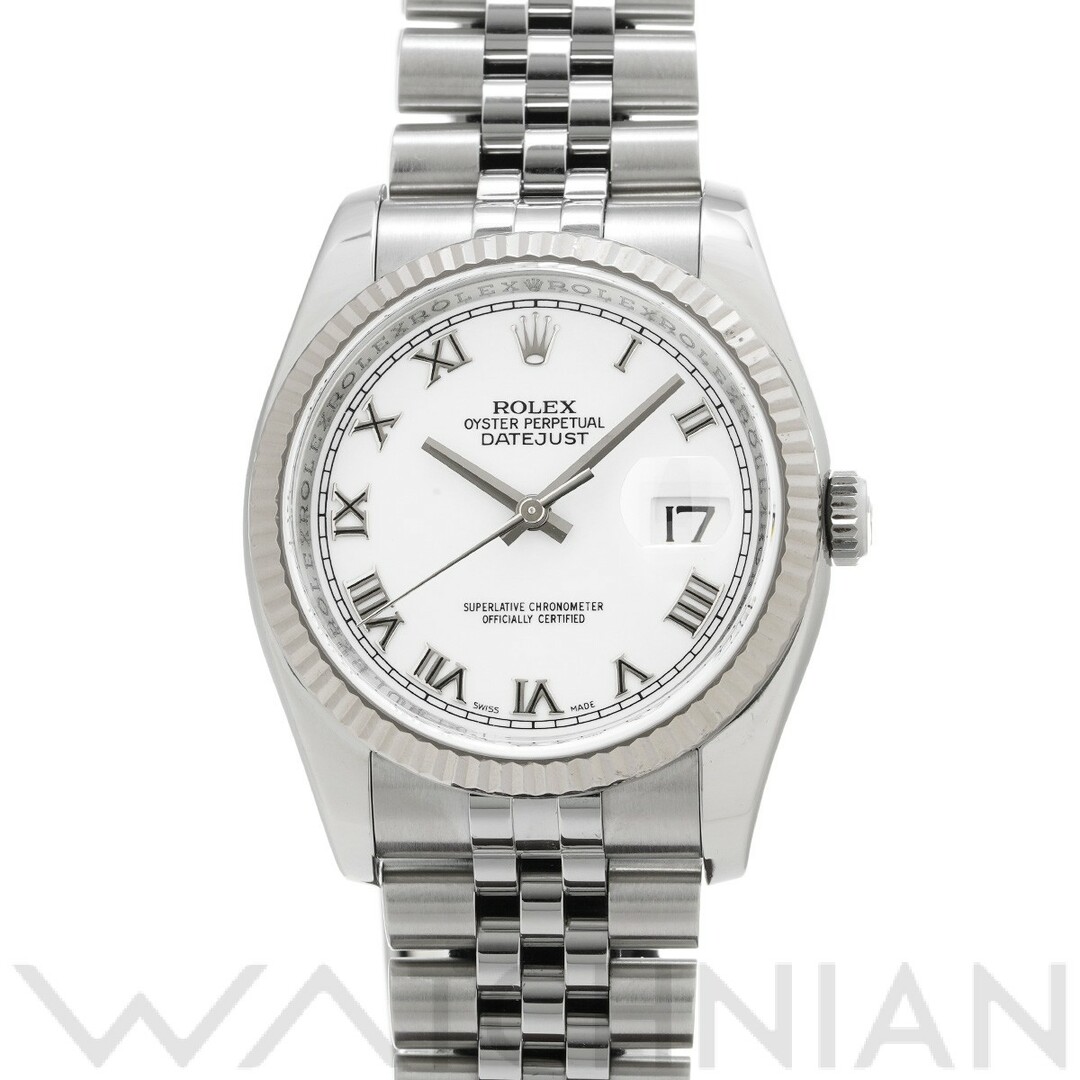 ロレックス ROLEX 116234 M番(2007年頃製造) ホワイト メンズ 腕時計