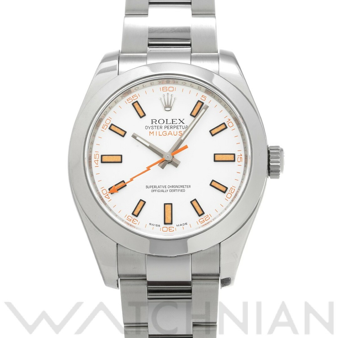 ロレックス ROLEX 116400 V番(2010年頃製造) ホワイト メンズ 腕時計