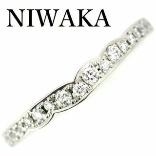 ニワカ(俄)のNIWAKA 俄 花麗 ダイヤモンド リング Pt950 8号(リング(指輪))