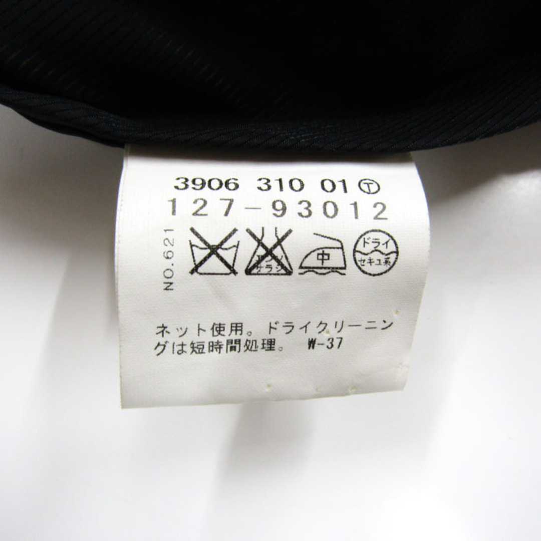 インディヴィ ステンカラーコート ジャケット フォーマル 日本製 ウール・アンゴラ混 アウター レディース 40サイズ ブラック INDIVI 5