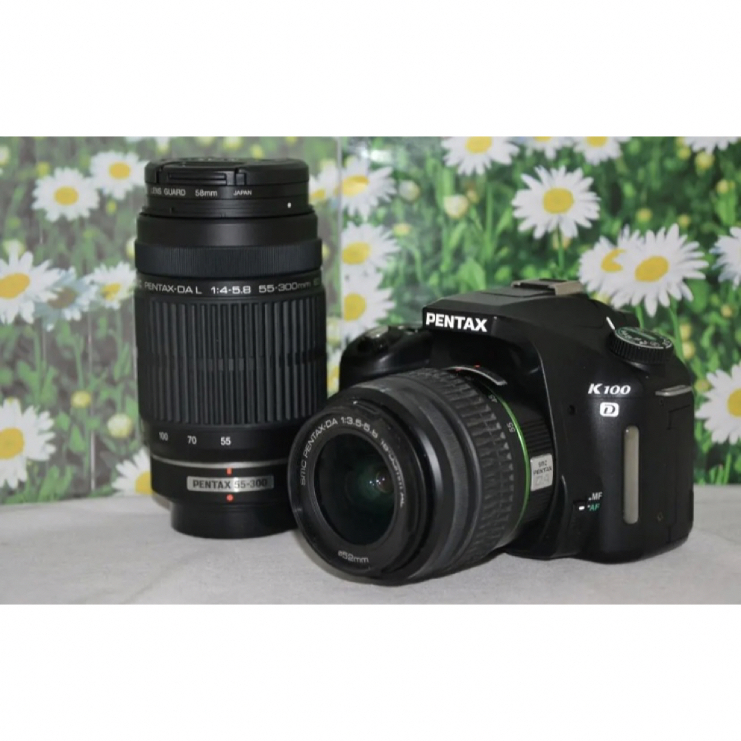 ❤️PENTAX K-100D ❤スマホ転送OK ❤ダブルズーム❤超望遠❤-