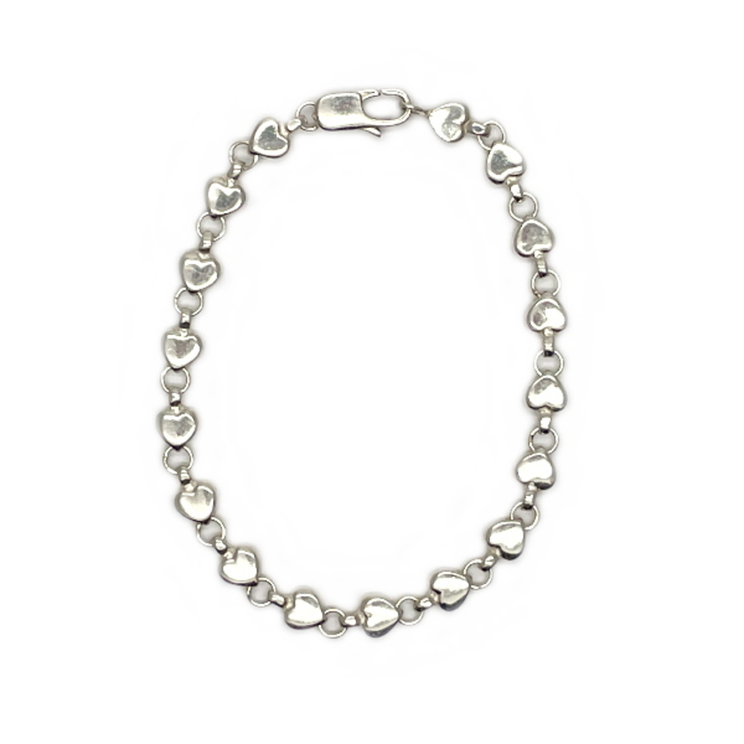 ティファニー TIFFANY & CO. パフハート ブレスレット SV925