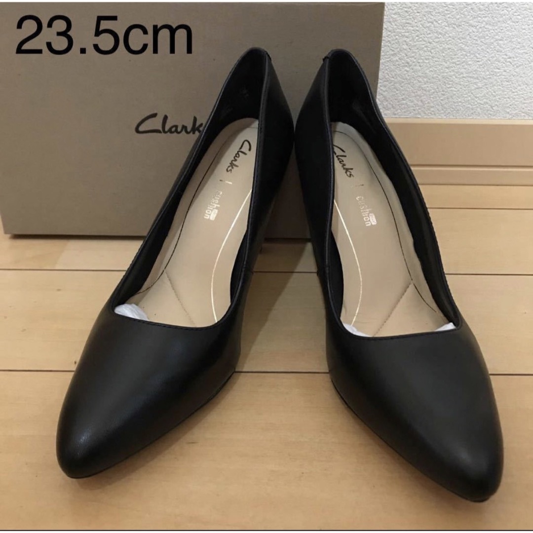 Clarks - 新品 23100円 クラークス Clarks パンプス ブラック レザー ...