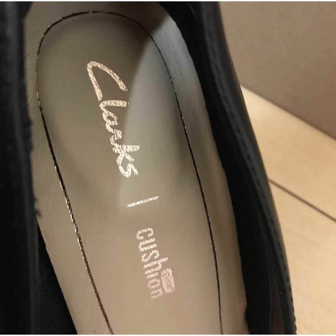 新品 23100円 クラークス Clarks パンプス ブラック レザー 皮革