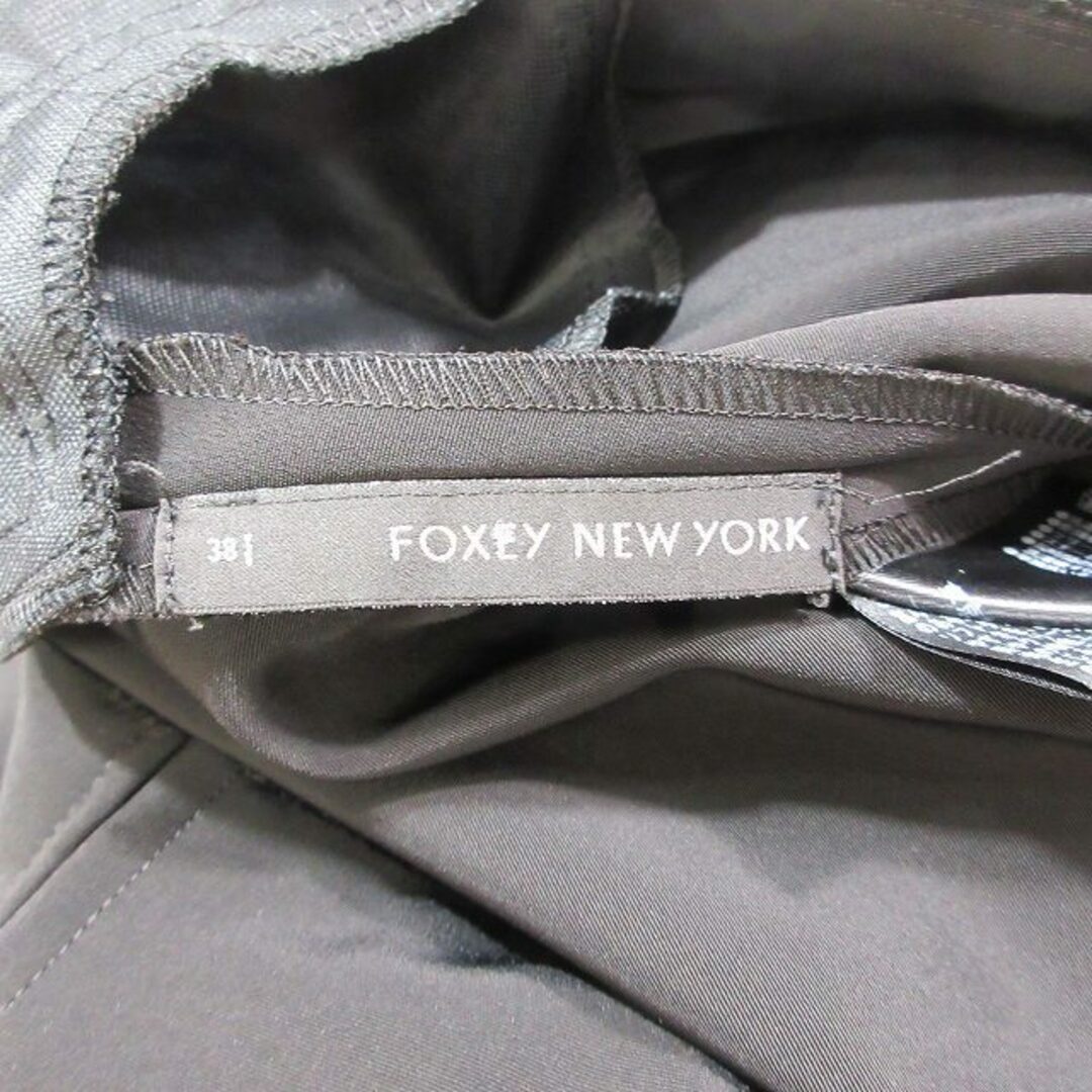 FOXEY NEW YORK 2011年 フレアスカート ハーフ 38 黒 5