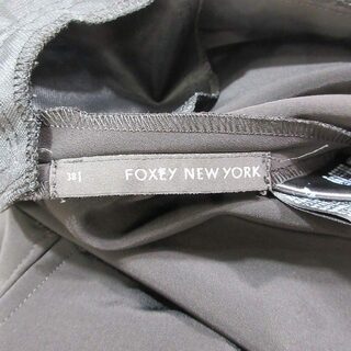 FOXEY NEW YORK 2011年 フレアスカート ハーフ 38 黒