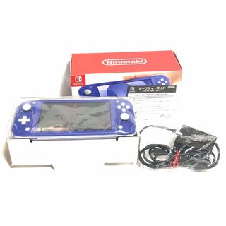 ニンテンドースイッチ(Nintendo Switch)のNintendo switch light ブルー　超美品！二児のママ様専用(携帯用ゲーム機本体)