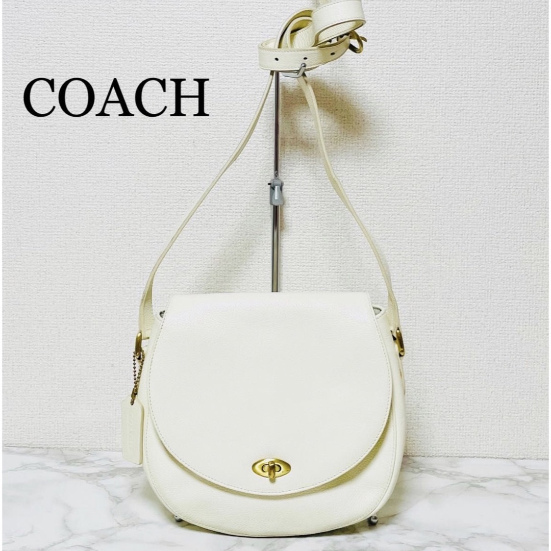 激レア✨COACH ショルダーバッグ 2way セレーナゴメス レザー ホワイト