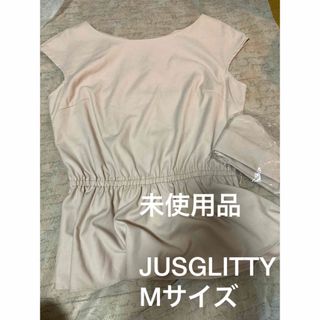 ジャスグリッティー(JUSGLITTY)の未使用品　タグ付き　JUSGLITTY ジャスグリッティー　ノースリーブブラウス(シャツ/ブラウス(半袖/袖なし))