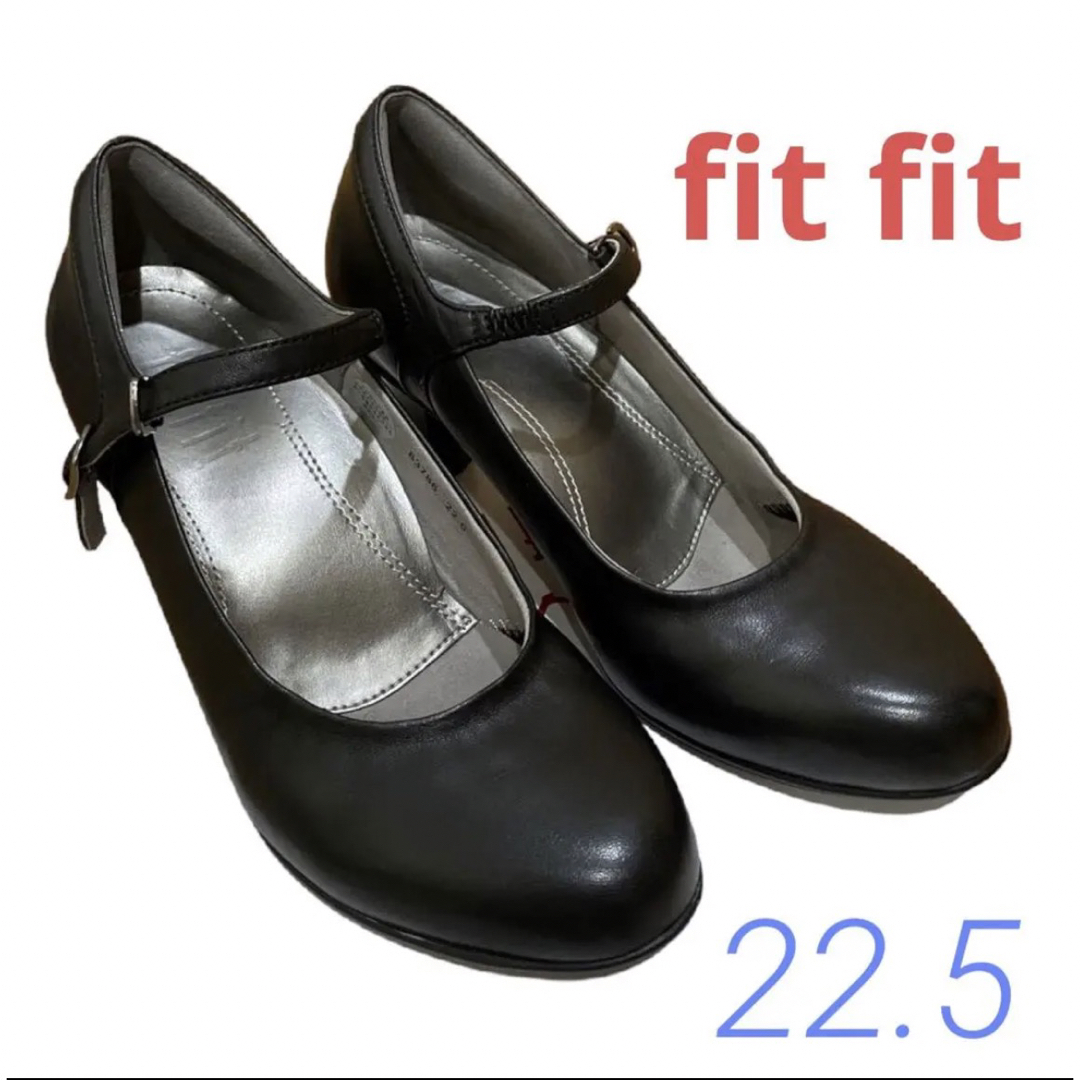 fitfit(フィットフィット)のフィットフィット　22.5ハイヒールシャーリングパンプス レディースの靴/シューズ(ハイヒール/パンプス)の商品写真