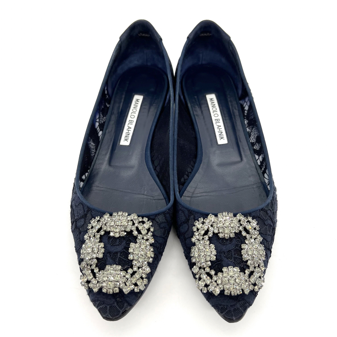 MANOLO BLAHNIK - 美品✨箱付✨ マノロブラニク 24.5cm ハンギシ