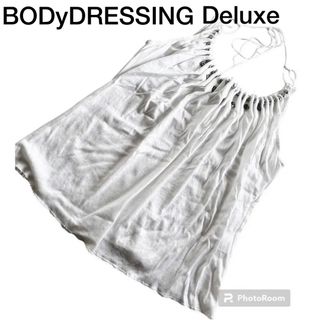 ボディドレッシングデラックス(BODY DRESSING Deluxe)のボディドレッシングデラックス　トップス　ホルター　キャミソール　ラインストーン(カットソー(半袖/袖なし))