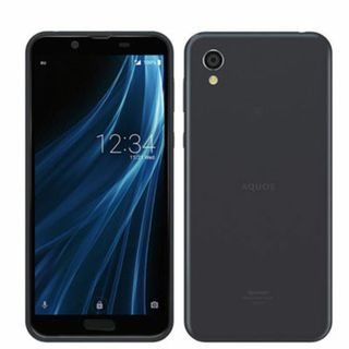 シャープ(SHARP)の【中古】 SHV43 AQUOS sense2 ニュアンスブラック SIMフリー 本体 au Aランク スマホ シャープ  【送料無料】 shv43bk8mtm(スマートフォン本体)