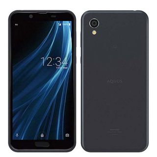 シャープ(SHARP)の【中古】 SHV43 AQUOS sense2 ニュアンスブラック SIMフリー 本体 au スマホ シャープ  【送料無料】 shv43bk6mtm(スマートフォン本体)