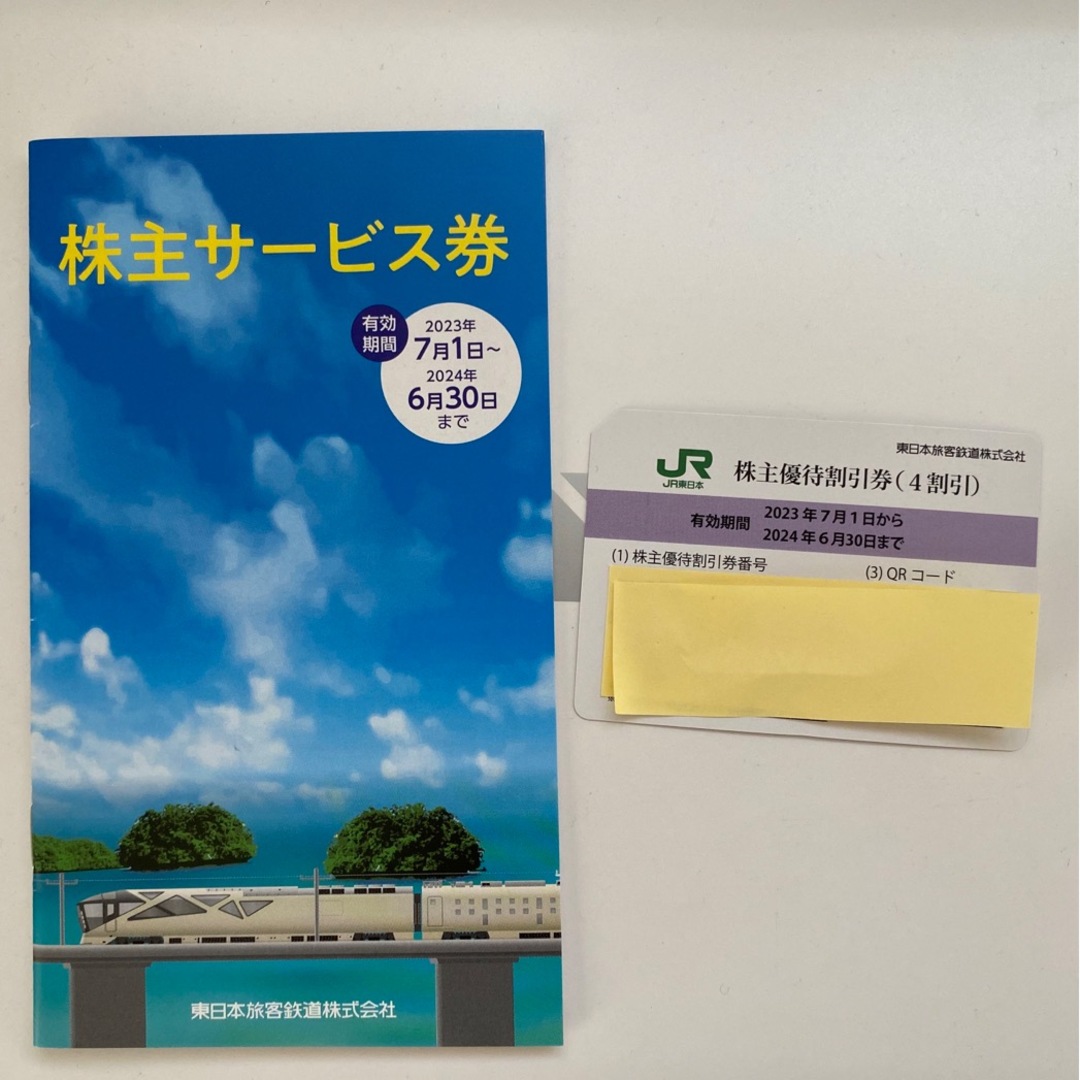 JR 東日本株主優待割引券　即日発送！ チケットの優待券/割引券(その他)の商品写真