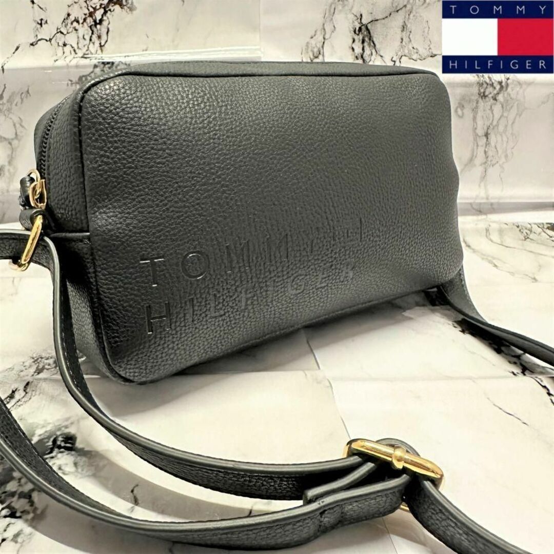 独特の素材 TOMY HILFIGER レザー バッグ