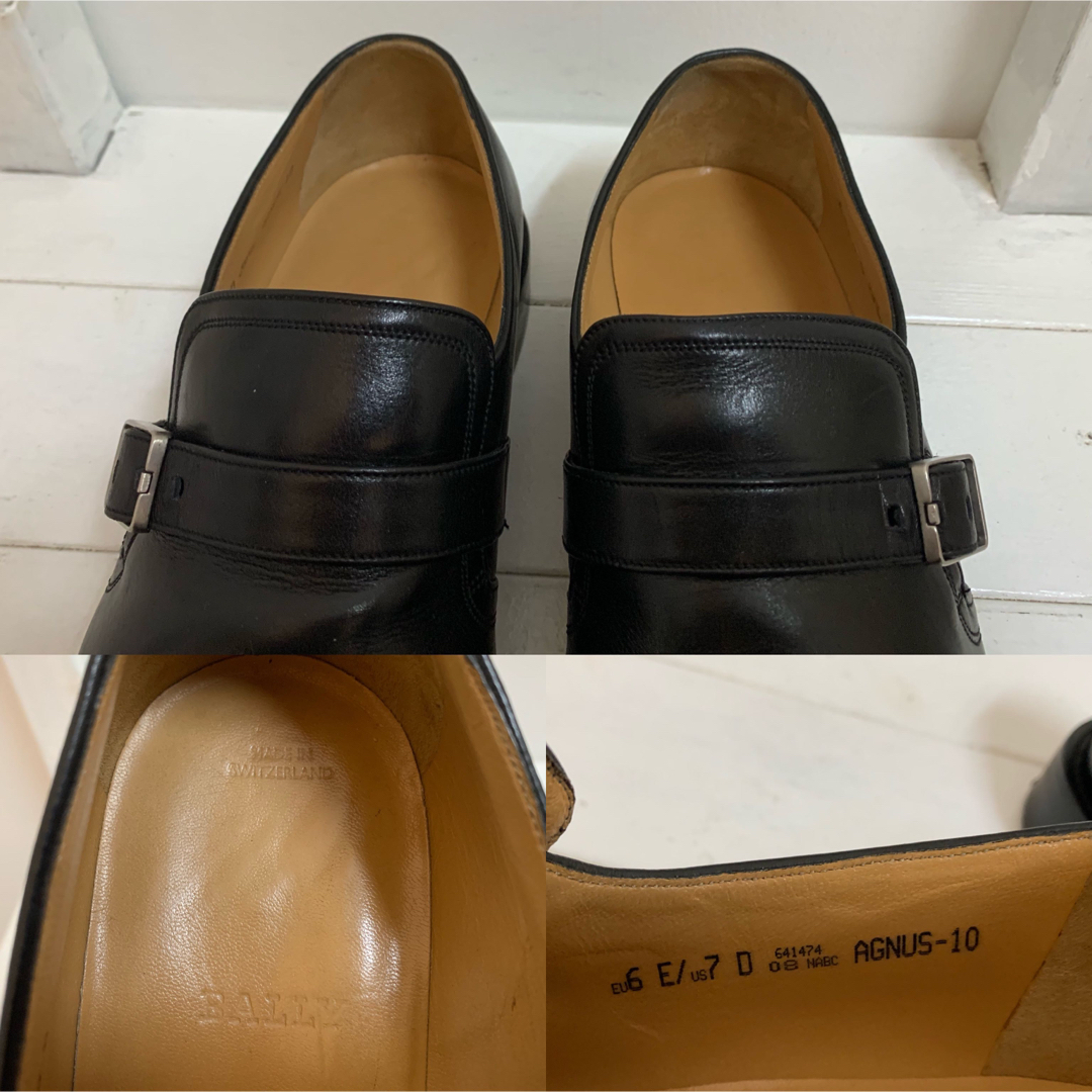 Bally - BALLY VINTAGE スイス製 AGNUS ストラップレザーローファー 7