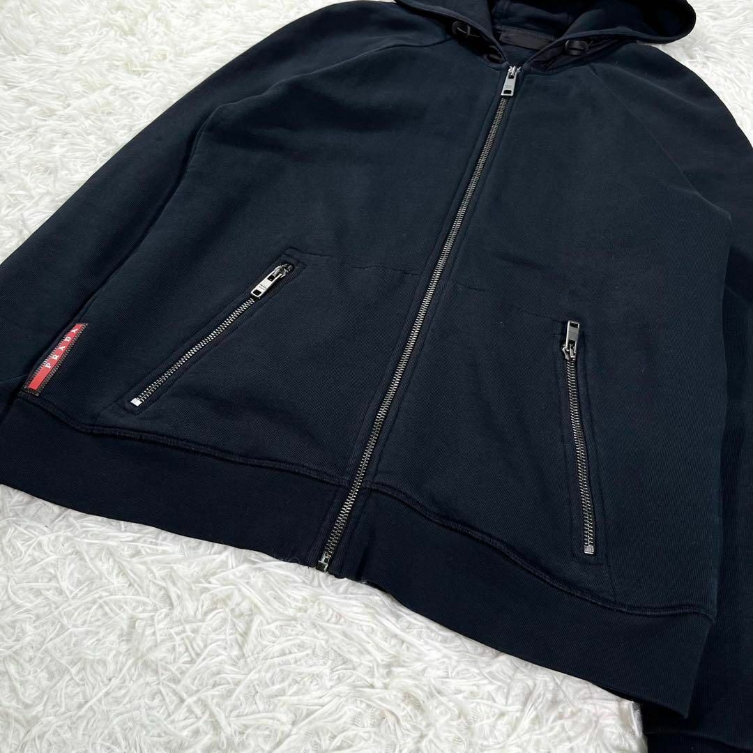 PRADA - 【極美品】PRADA プラダ ラバータグ フードナイロン切り替え