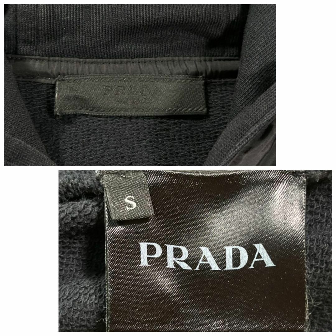 PRADA - 【極美品】PRADA プラダ ラバータグ フードナイロン切り替え