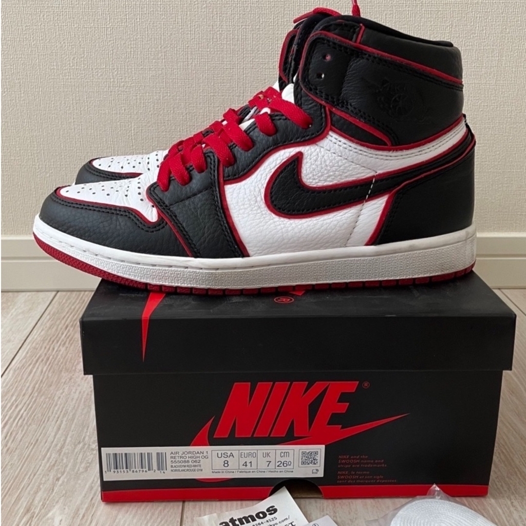 【即日発送可】NIKE AJ1 HI OG BLOOD LINE 26cm