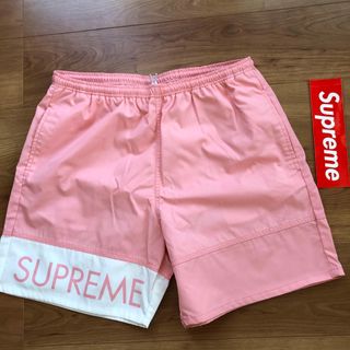 新品　SUPREME banner water short 水着　ショーツ