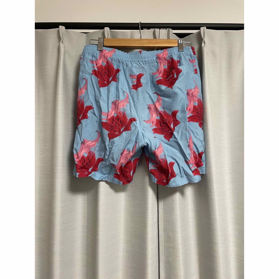 HAWAIIAN PANTS ショートパンツ(花柄ハワイアンパンツ） 百合 - www