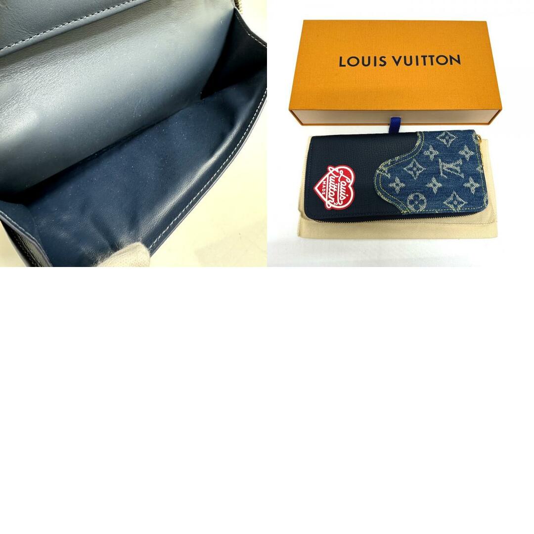LOUIS VUITTON ルイヴィトン デニム トリヨンレザー ジッピーウォレット・ヴェルティカル ファスナー長財布 M81107 未使用品  メンズ財布