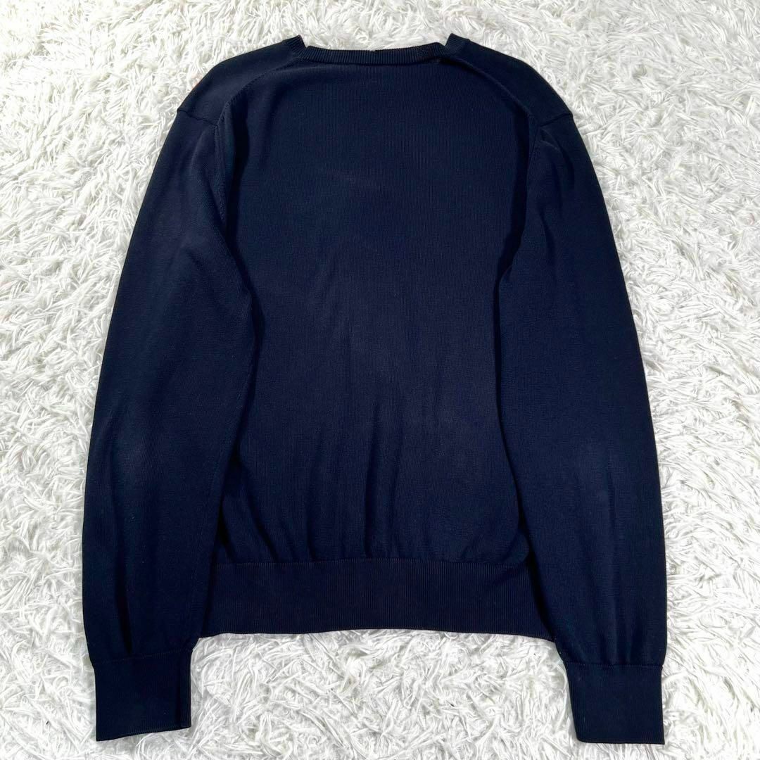 【極美品】MONCLER モンクレール フロントロゴコットンニット デカロゴ