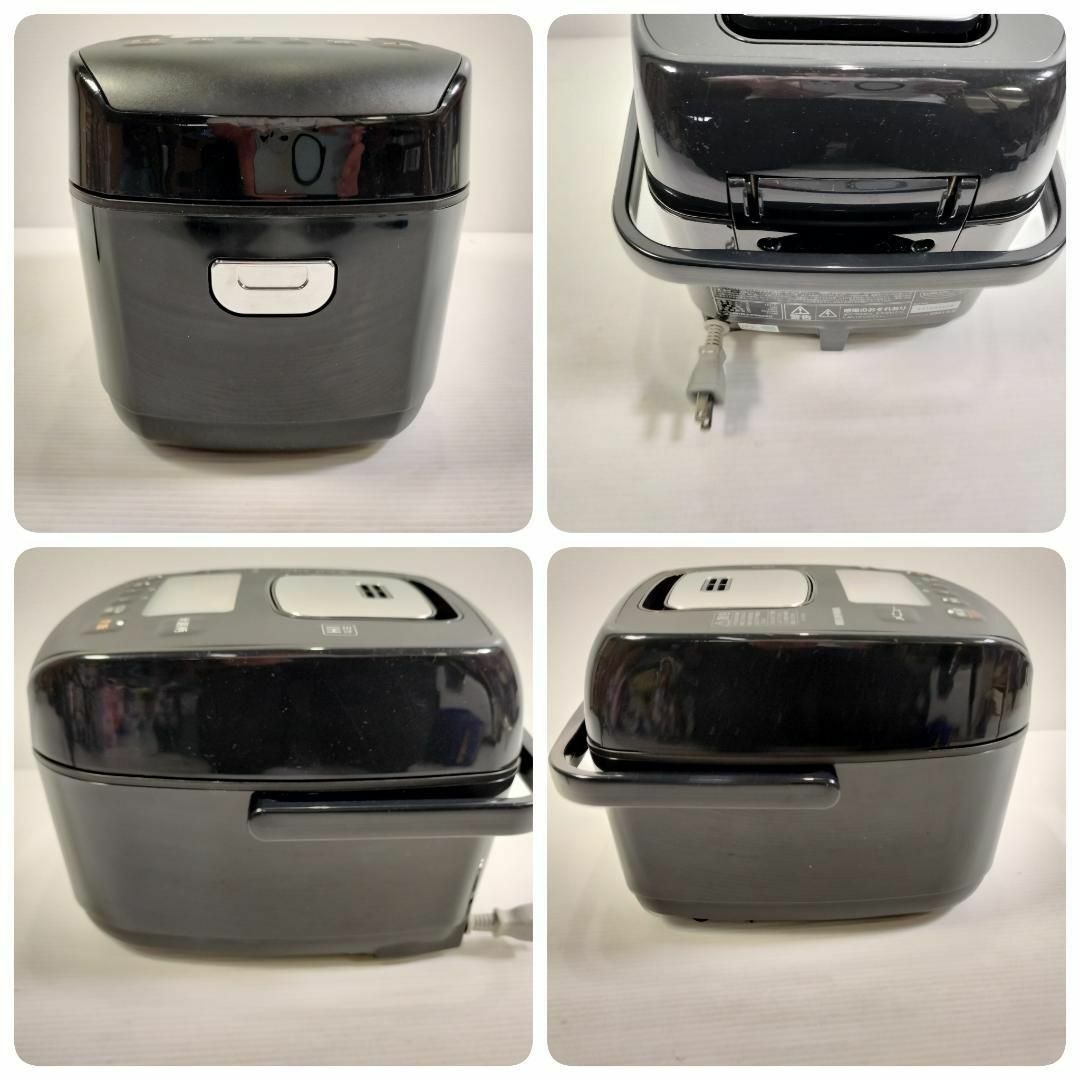 アイリスオーヤマ(アイリスオーヤマ)のアイリスオーヤマ 圧力IH 炊飯器 RC-PD30-B 0.5～3合炊き スマホ/家電/カメラの調理家電(炊飯器)の商品写真