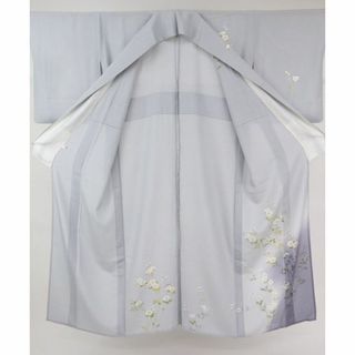 夏着物 絽 上質 訪問着 菊の花模様 グレー 7SH7の通販 by 四の三（旧