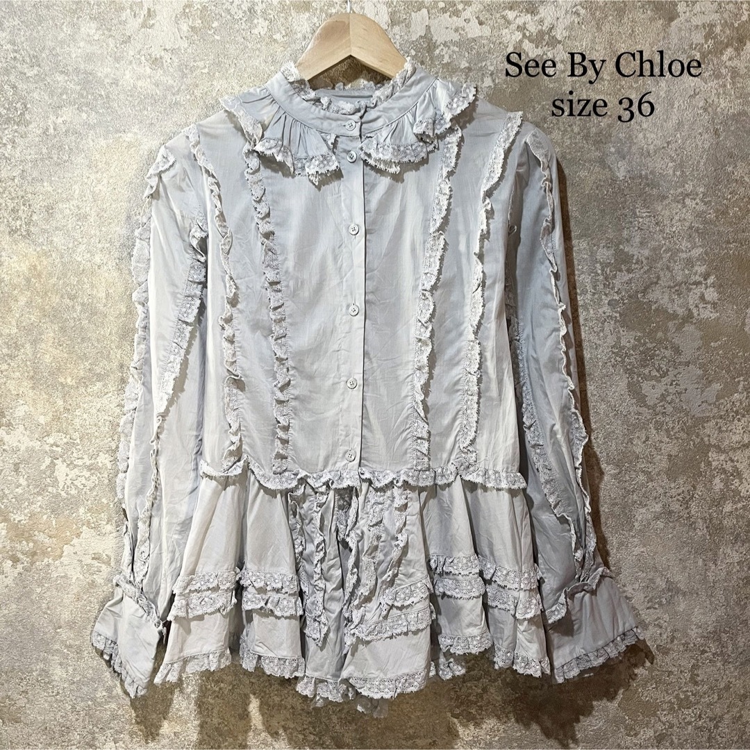 SEE BY CHLOE シーバイ クロエ レース トップス ブラウスユナイテッドアローズ