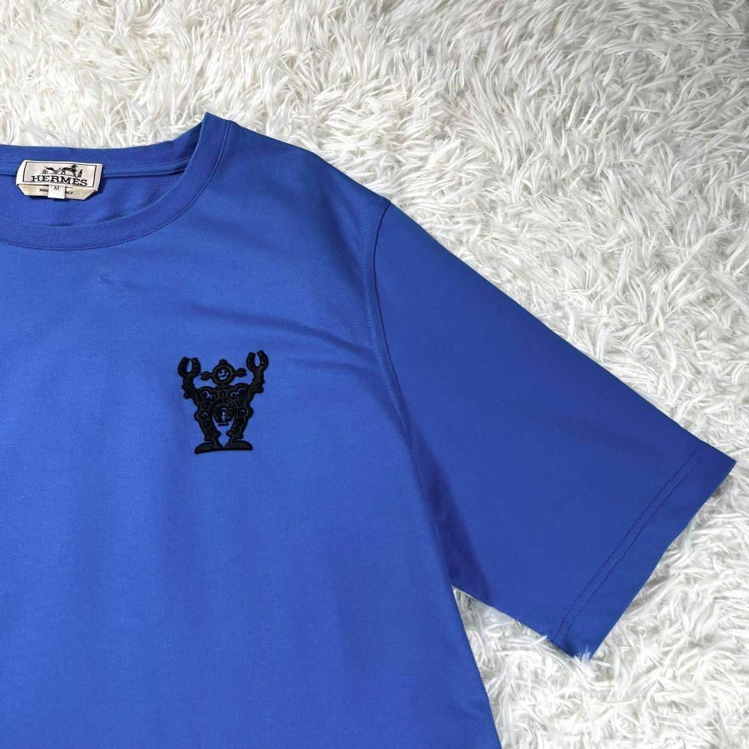 【美品】HERMES エルメス　ハローミスターファリエール　ロボット半袖Tシャツ