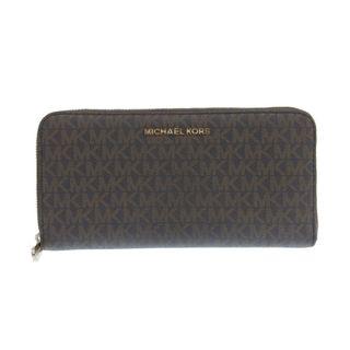 Michael Kors マイケルコース JET SET TRAVEL ラウンドファスナー 長財布 35H8GTVT1B ブラウン gy