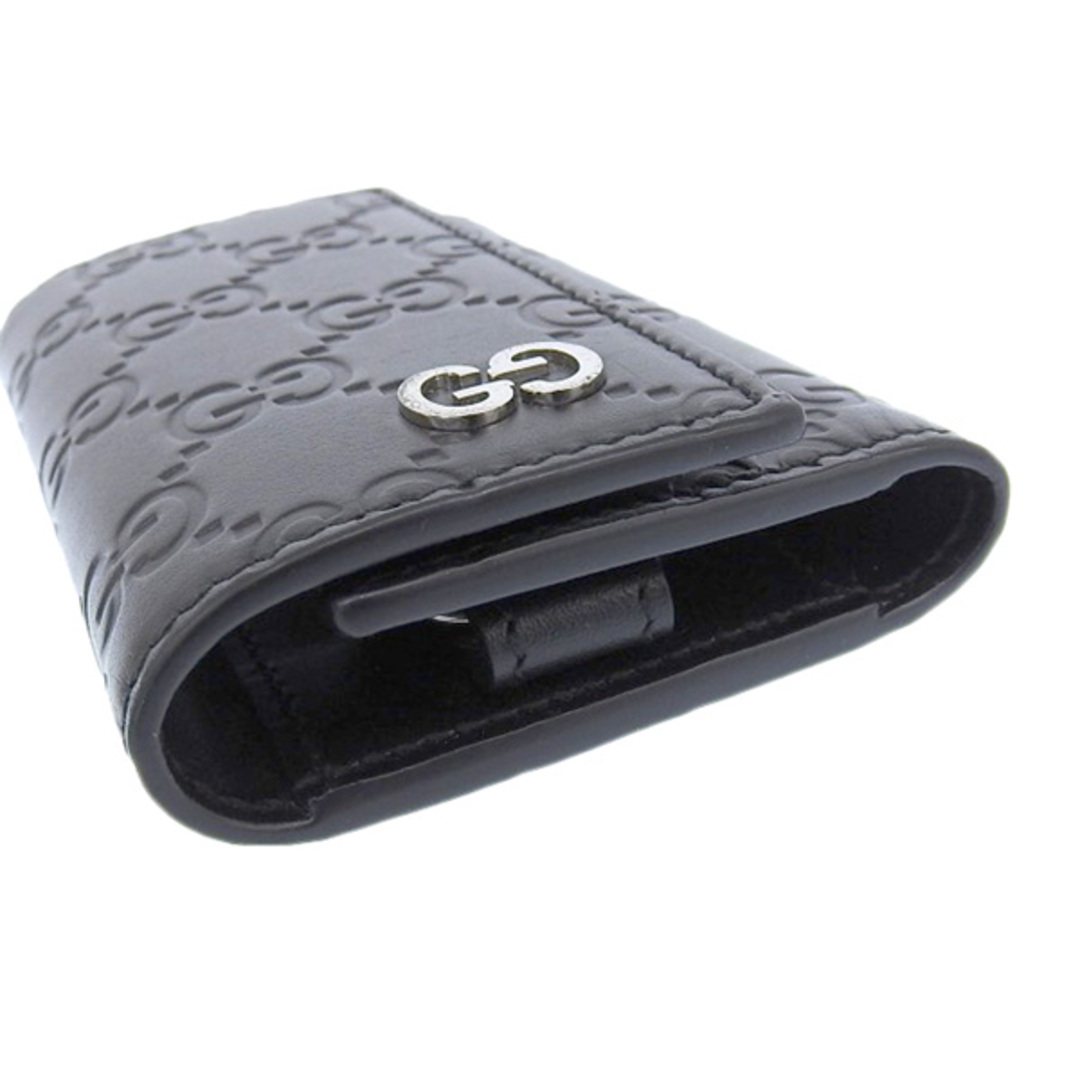 Gucci グッチ グッチシマ レザー キーリング付 6連 キーケース 473924