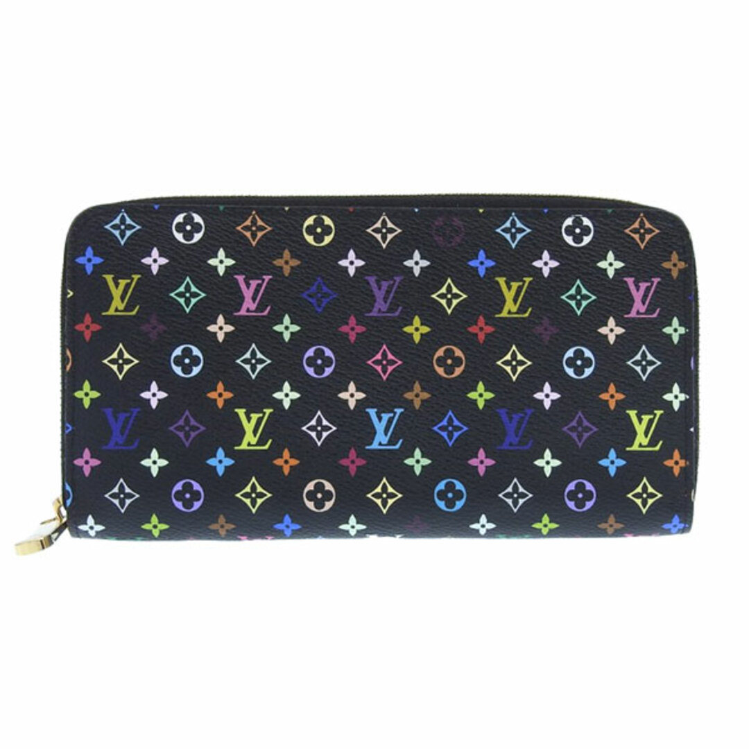 LOUIS VUITTON ルイヴィトン モノグラム マルチカラー ジッピー ウォレット ラウンドファスナー 長財布 M60243 ブラック/マルチカラー gy