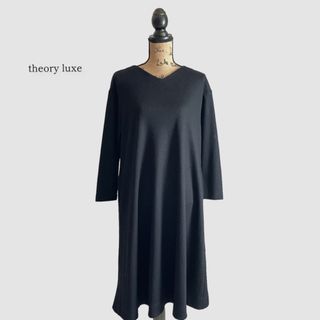 Theory luxe - 【theoryluxe】新品 LEAD七分袖ワンピース 38 ライト