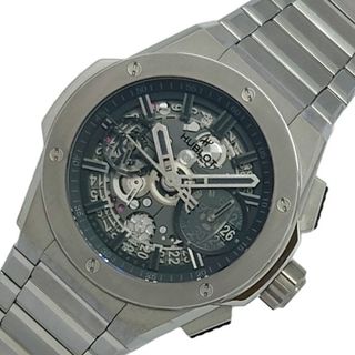 ウブロ(HUBLOT)の　ウブロ HUBLOT ビッグバン インテグレーテッド チタニウム ブラック YOSHIDAスペシャルモデル 451.NX.1140.NX チタン 自動巻き メンズ 腕時計(その他)