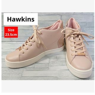 ホーキンス(HAWKINS)のHawkins ブリリアント 23.5cm インヒールスニーカー 【美品】ピンク(スニーカー)