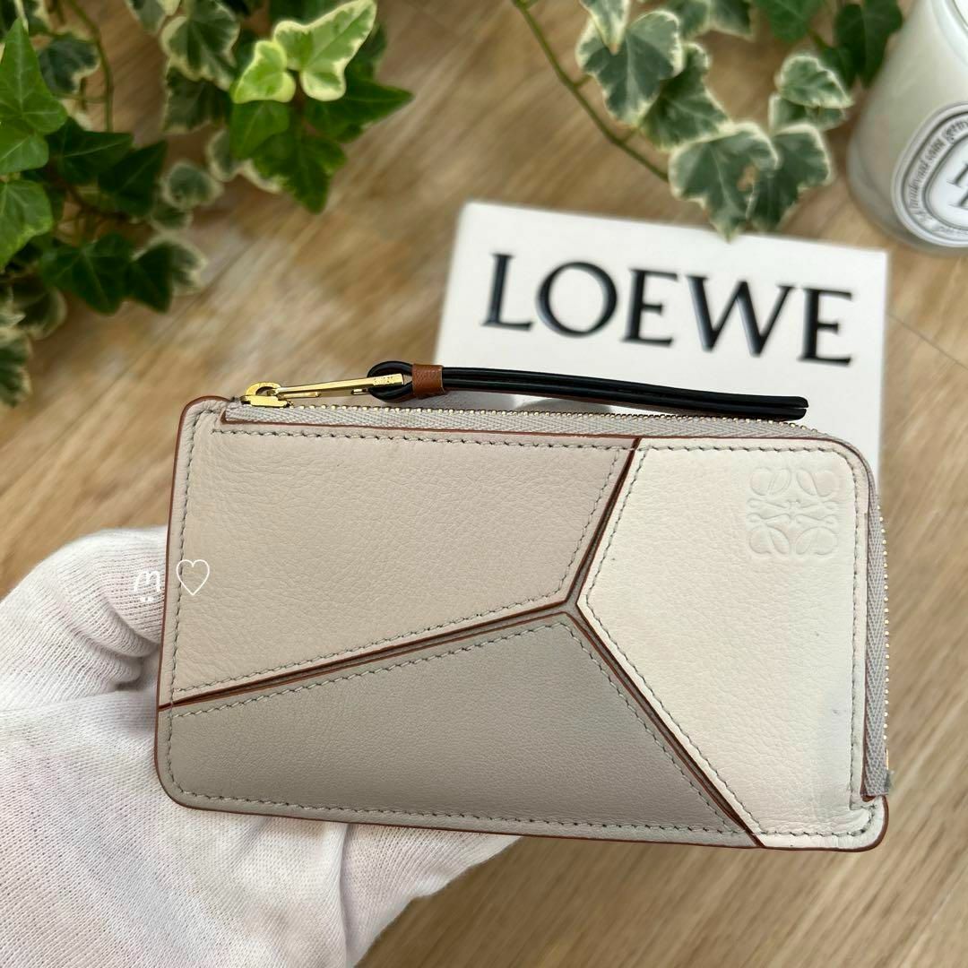 ロエベ LOEWE リピート アナグラム キーケース カードケース ブラック