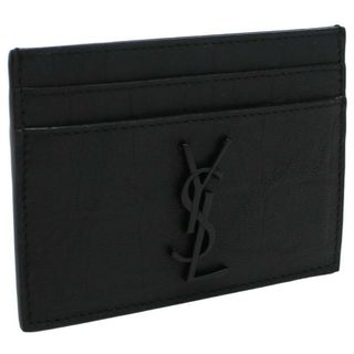 サンローラン(Saint Laurent)のサンローラン カードケース 485631 C9H0U 1000 ブラック(名刺入れ/定期入れ)